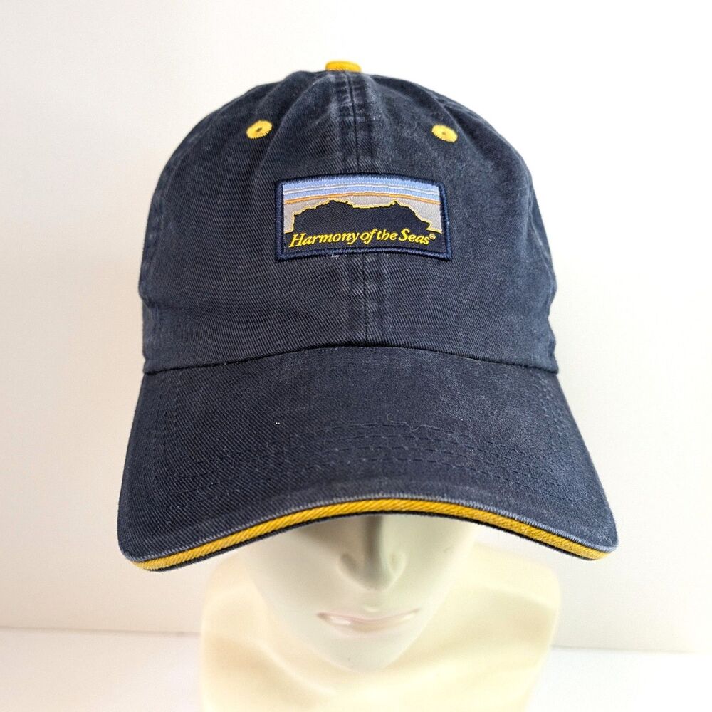 Royal Caribbean Harmony of The Seas Blue Denim Cap Adjustable Ahead Classic Cut
